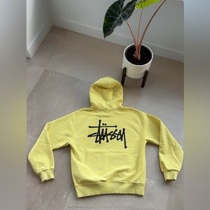 STUSSY lemon lime hoodie - Mens Medium